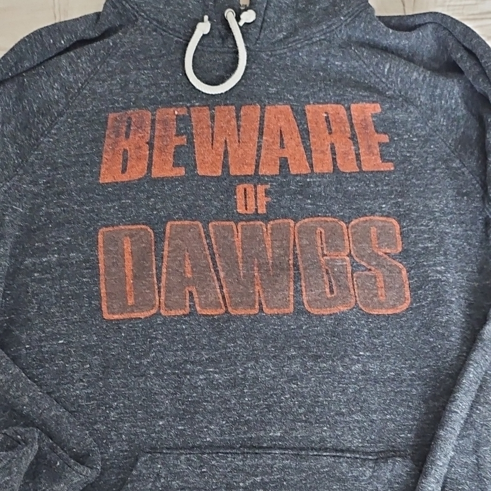 HOMAGE Charcoal and Rust Graphic Hoodie